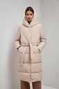 Puffer coat with snap buttons