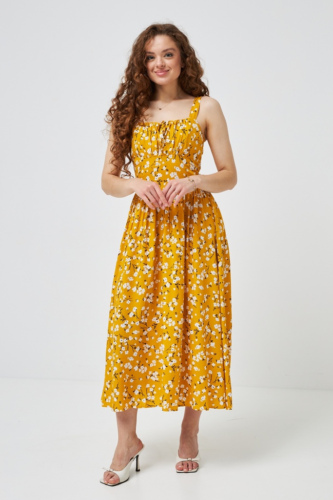 Сукня максі з розрізом