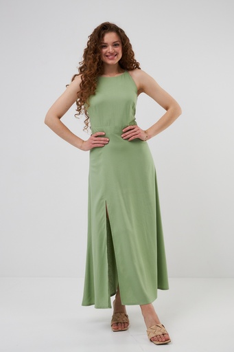 Maxi dress with straps