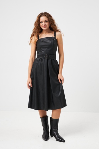 Sundress made of eco-leather