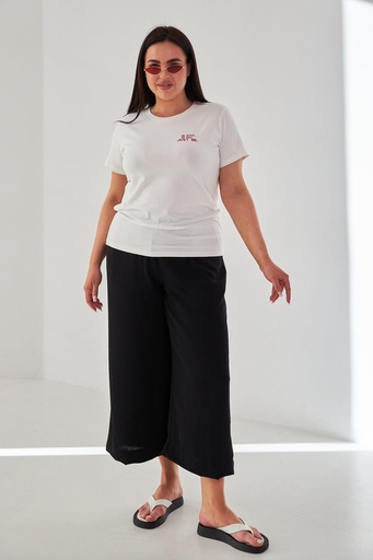 Tricou baza cu broderie
