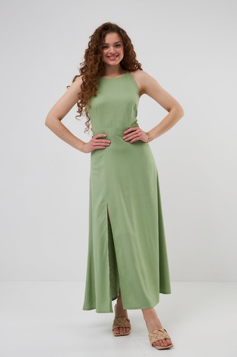Maxi dress with straps