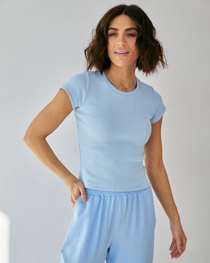 Ribbed T-shirt