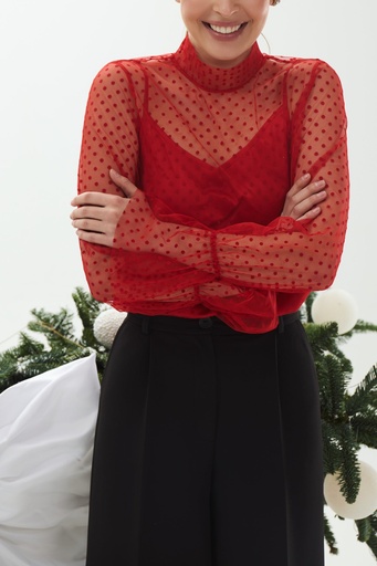 Guipure blouse